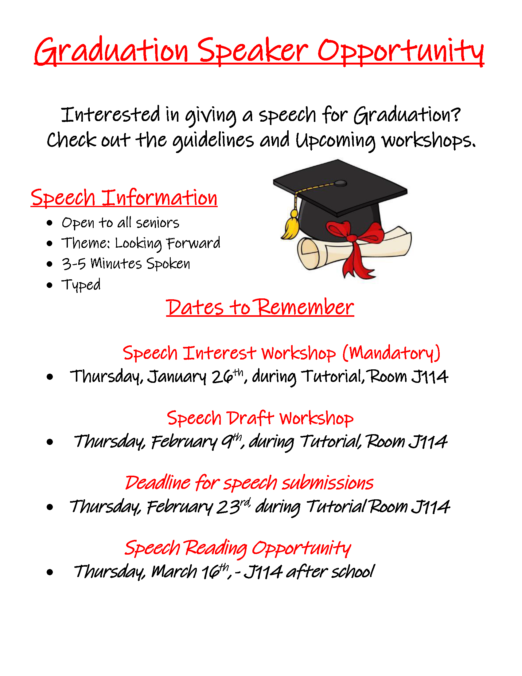 graduation speaker