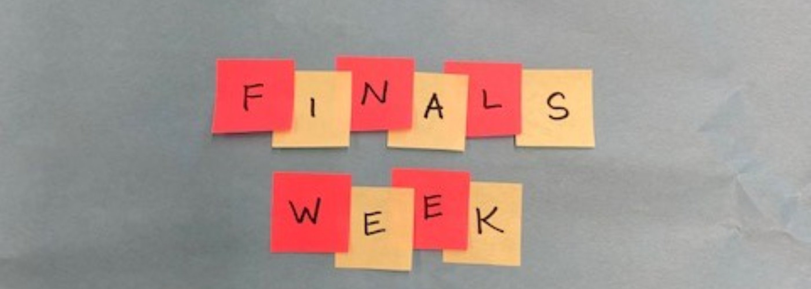 finals week schedule